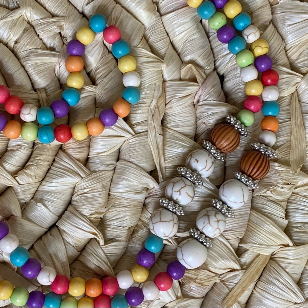 Boho Bead Necklace - Picture 9 of 9